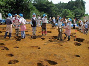 現場の青ヘル軍団